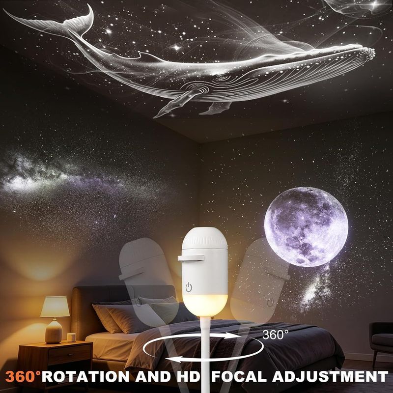 Aaradhya USB Galaxy Star Projector Night Lamp - Image 4