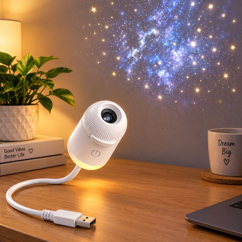EXPREESCART Galaxy Star Projector Night Lamp - Image 2