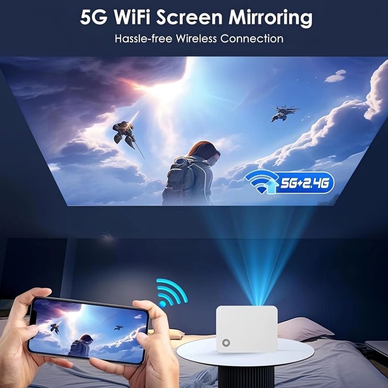 Omexcart 4K Android Dolby Audio Dual Wifi 5G BT5.0 6D Keystone - Image 4
