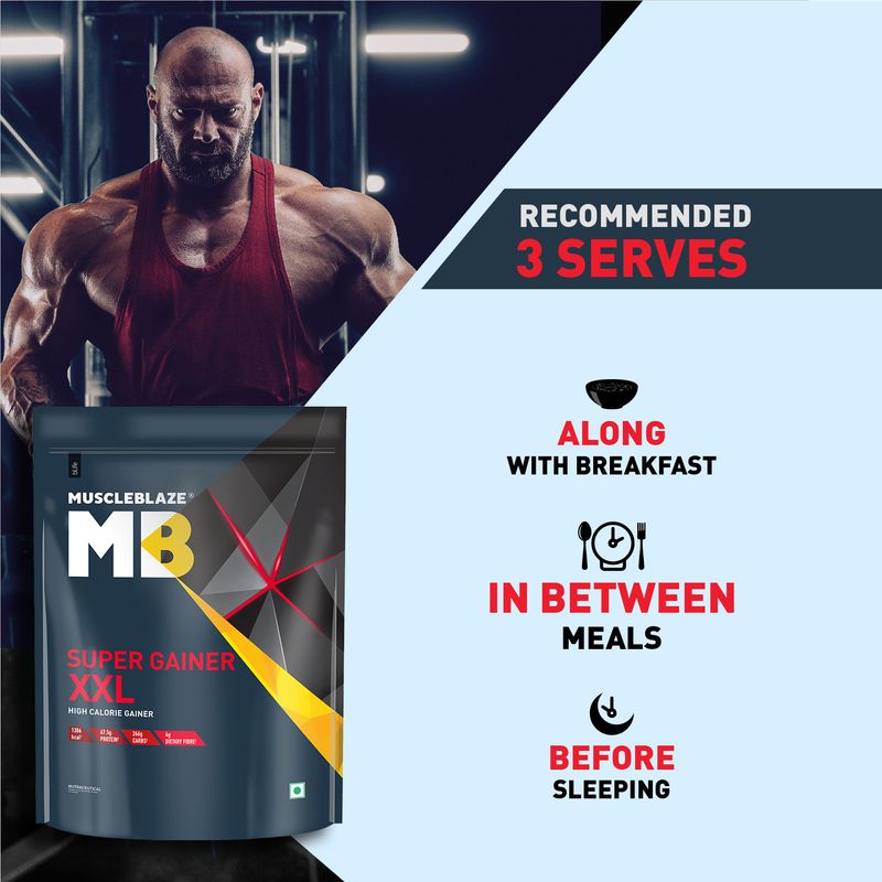 MUSCLEBLAZE Super XXL Weight Gainers/Mass Gainers - Image 4