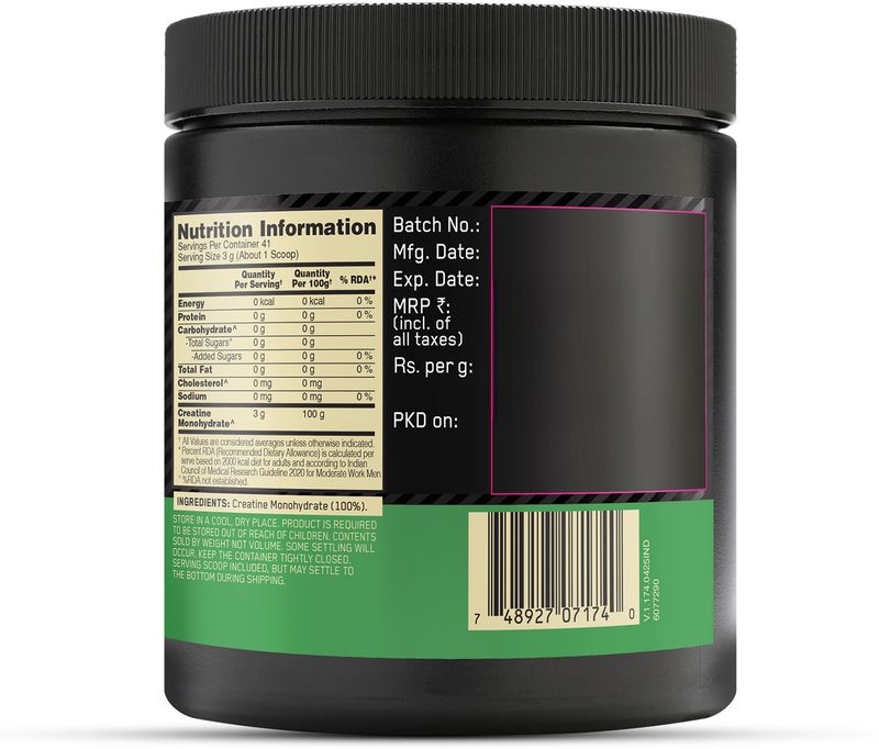 Optimum Nutrition Micronised Creatine Powder 250g - Image 6