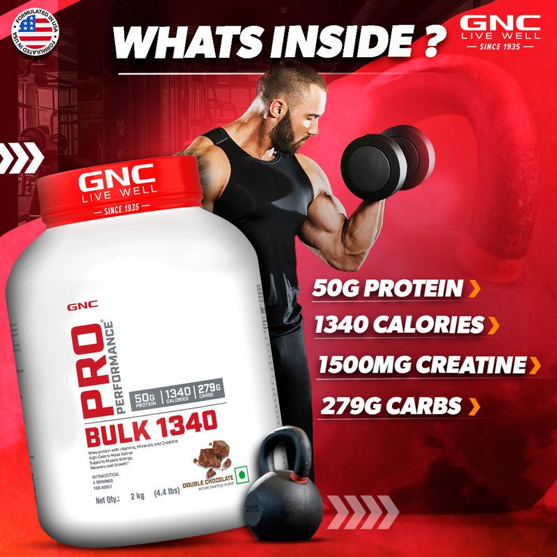 GNC प्रो परफॉर्मेंस बल्क 1340 - Image 5
