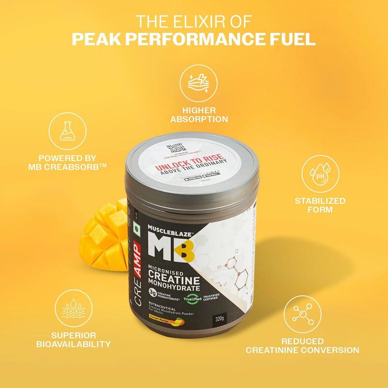 MUSCLEBLAZE Micronised Creatine Monohydrate 200g - Image 4