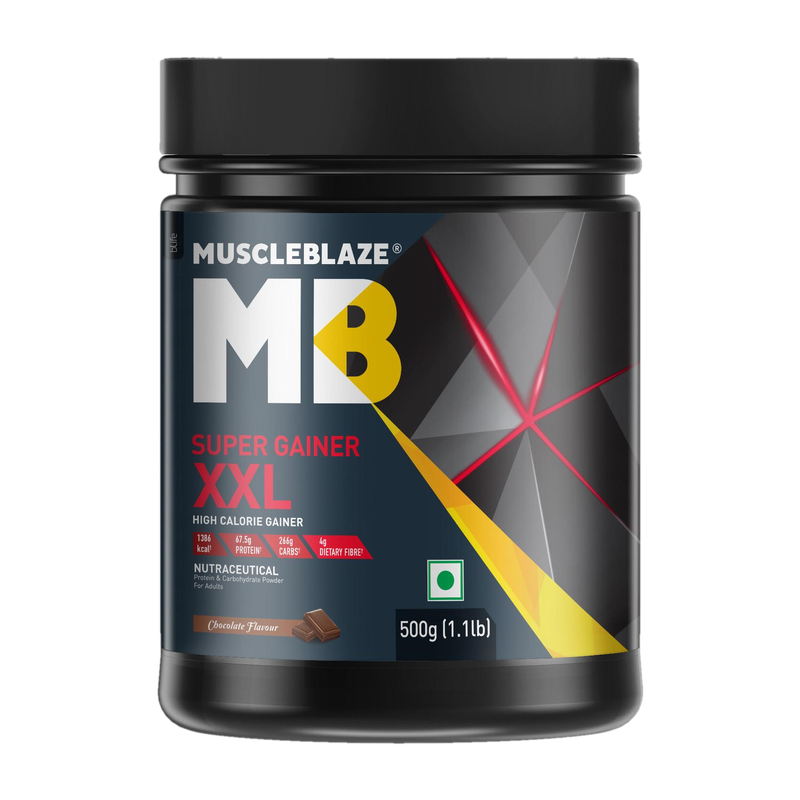 MUSCLEBLAZE Super XXL Weight Gainers 500g - Image 2