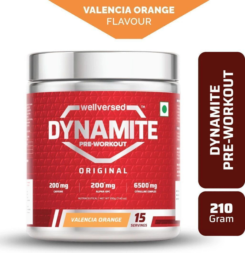 wellversed dynamite pre workout 210g 15 servings unleash explosive energy pre workout
