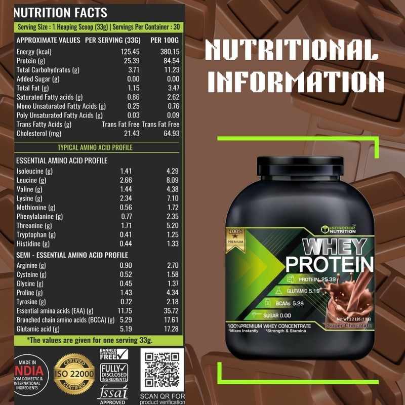 iso scoop nutrition Kesar Kulfi Whey Protein (2 kg, Kesar Kulfi) - Image 3