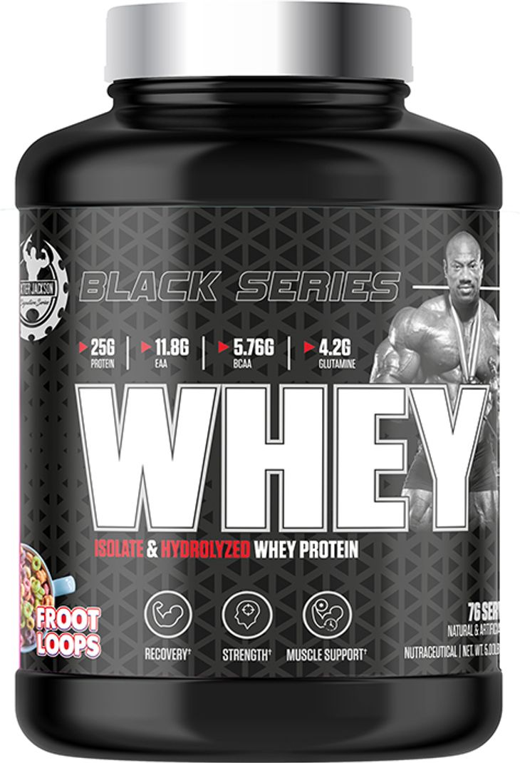 Dexter Jackson Black Series Whey 5 LBS Fruity Loops 2.27 kg - Image 2