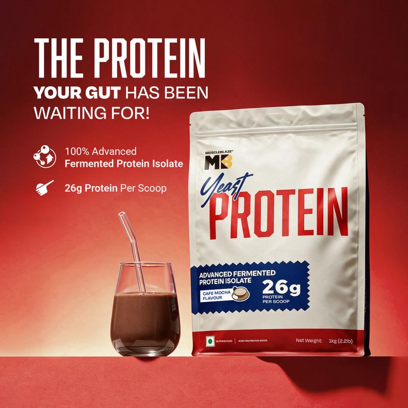 MUSCLEBLAZE Yeast Protein Powder 26g - Image 3