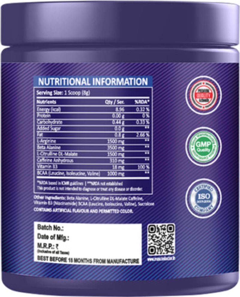 Muscle Doctor M D God Father PRE-1 Pre Workout, 40 Servings - Image 4