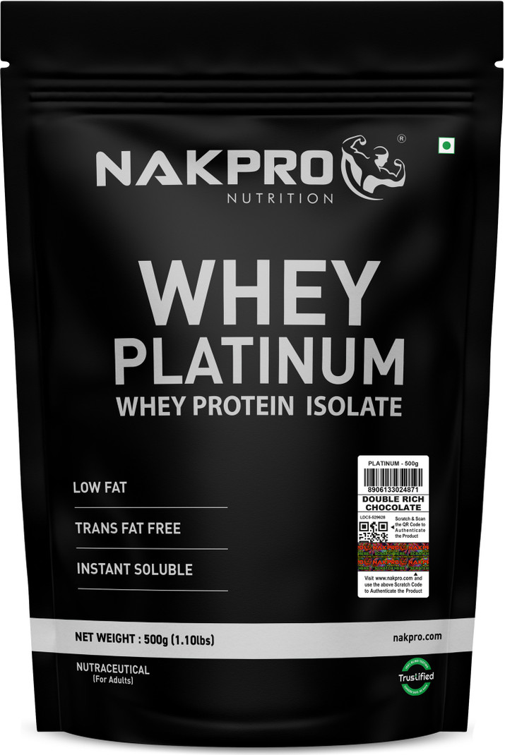 Nakpro Platinum 100% Whey Protein Isolate Supplement Powder Whey Protein