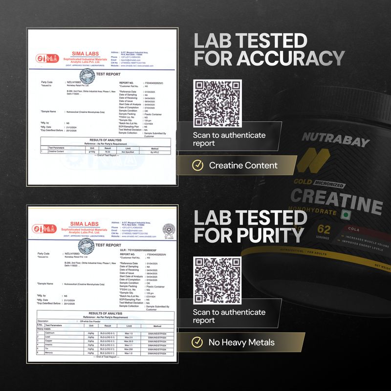 Nutrabay Gold Micronized Creatine Monohydrate - Image 6