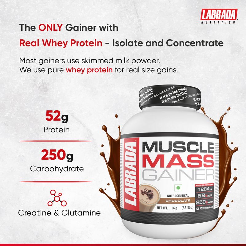 Muscle Mass Gainer with Protein & Creatine 1 kg - Image 4