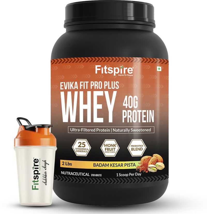 Fitspire EVIKA Fit Super Pro Plus Protein Powder with Shaker - Image 2