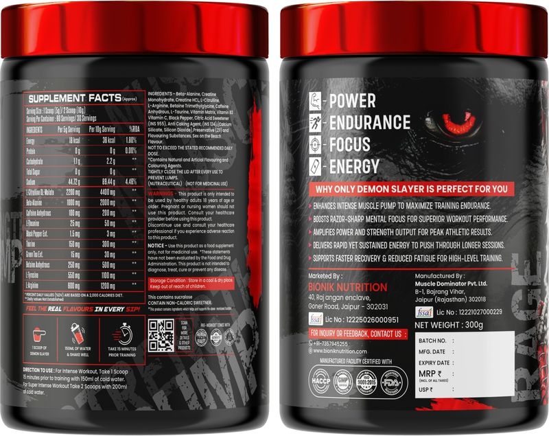 Warrior Zone Preworkout by BIONIK NUTRITION - Image 6