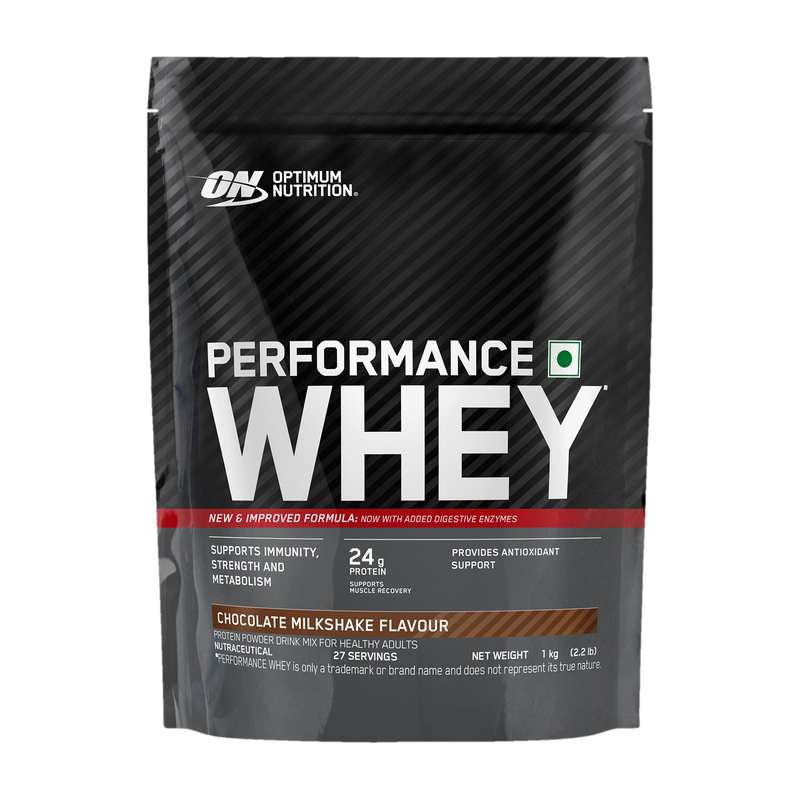 Optimum Nutrition Performance Whey Protein 1 kg, Chocolate Milk - Image 2