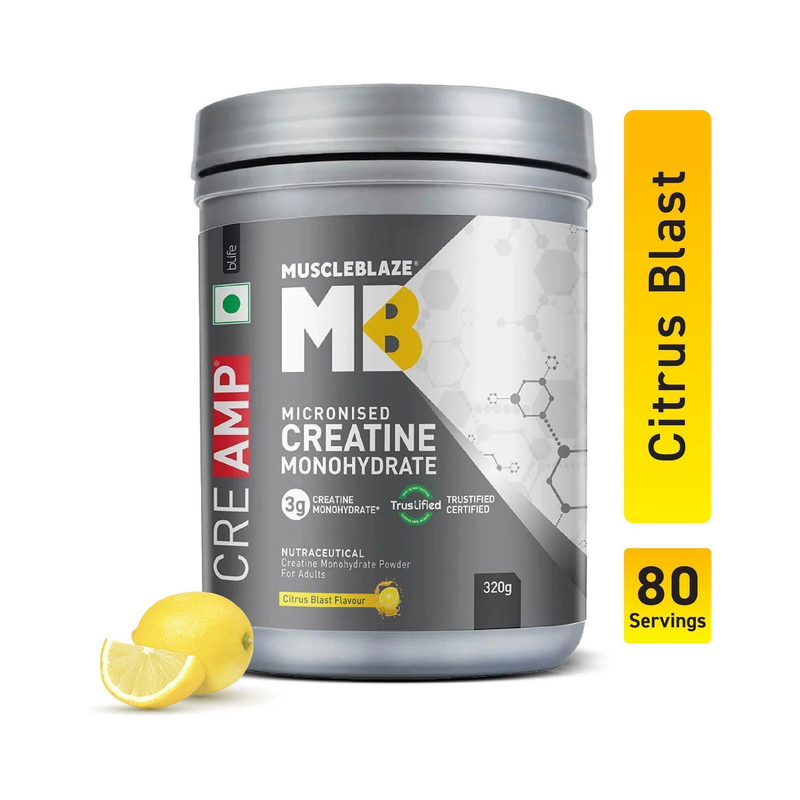 MuscleBlaze Micronised Monohydrate Creatine 320g - Image 2