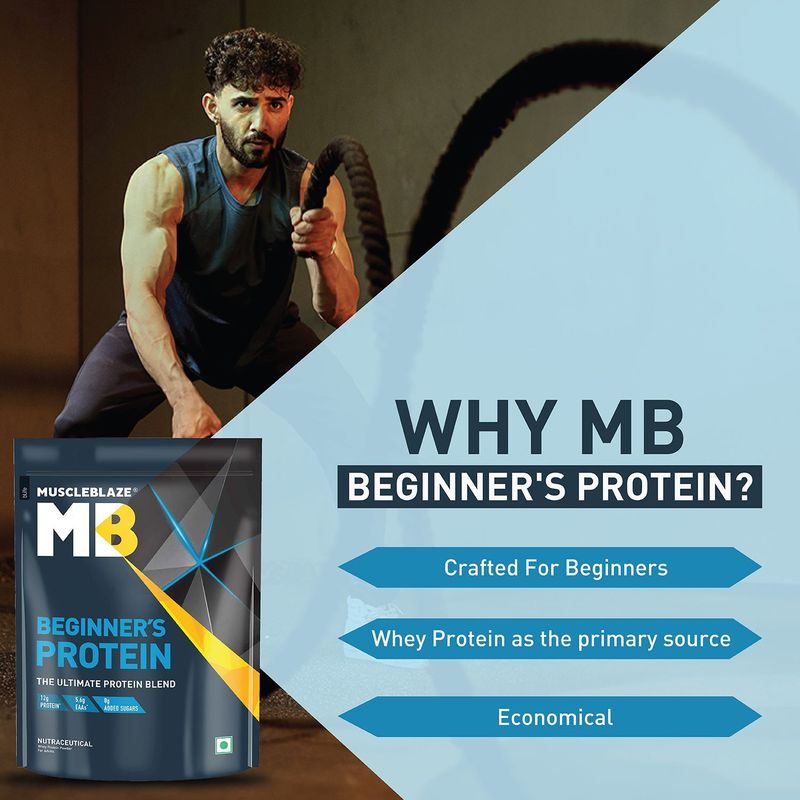 MUSCLEBLAZE Beginner's Whey Protein 152g - Image 4