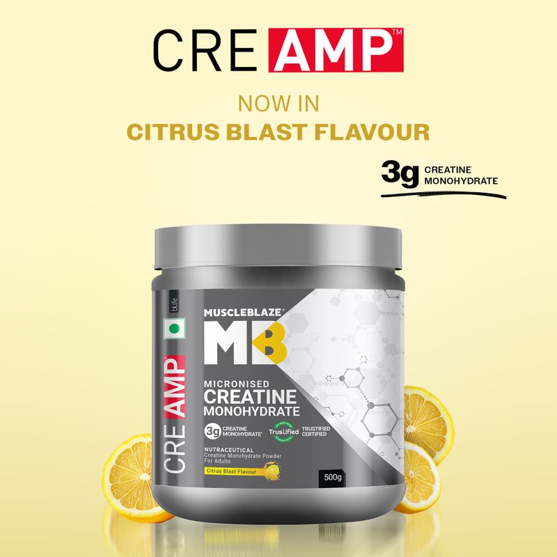 MUSCLEBLAZE Micronised Creatine Monohydrate 120g - Image 3