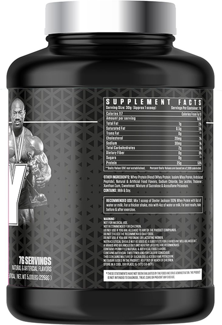 Dexter Jackson Black Series Whey 5 LBS Fruity Loops 2.27 kg - Image 4