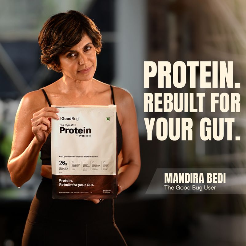 The Good bug Digestive Plant Protein Powder 1kg Chocolate - Image 3