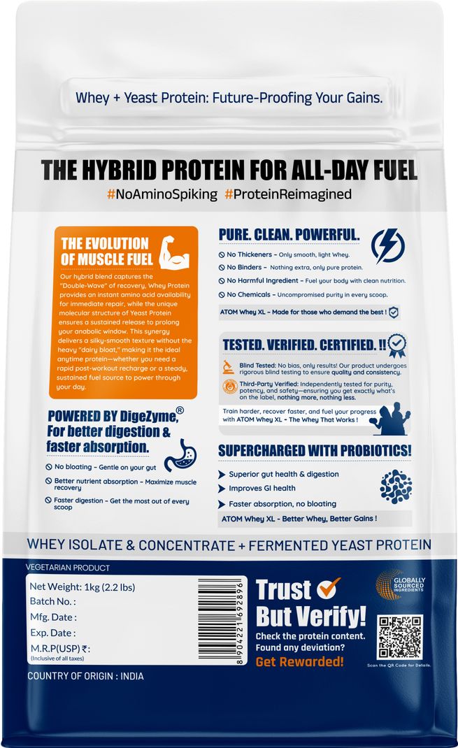 AS-IT-IS Nutrition ATOM Whey Protein XL 1kg - Image 4