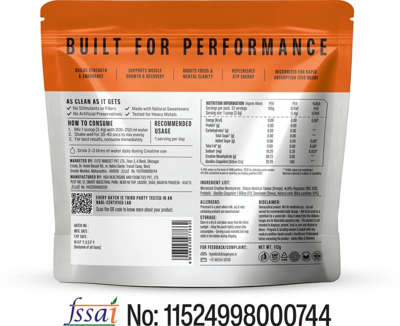 Super You Pro Creatine Monohydrate 33 Servings - Image 5
