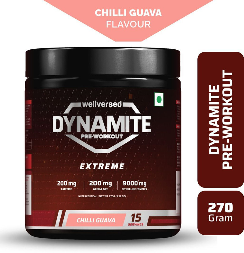 wellversed dynamite pre workout extreme 15 servings hardcore athletes high stim pre workout