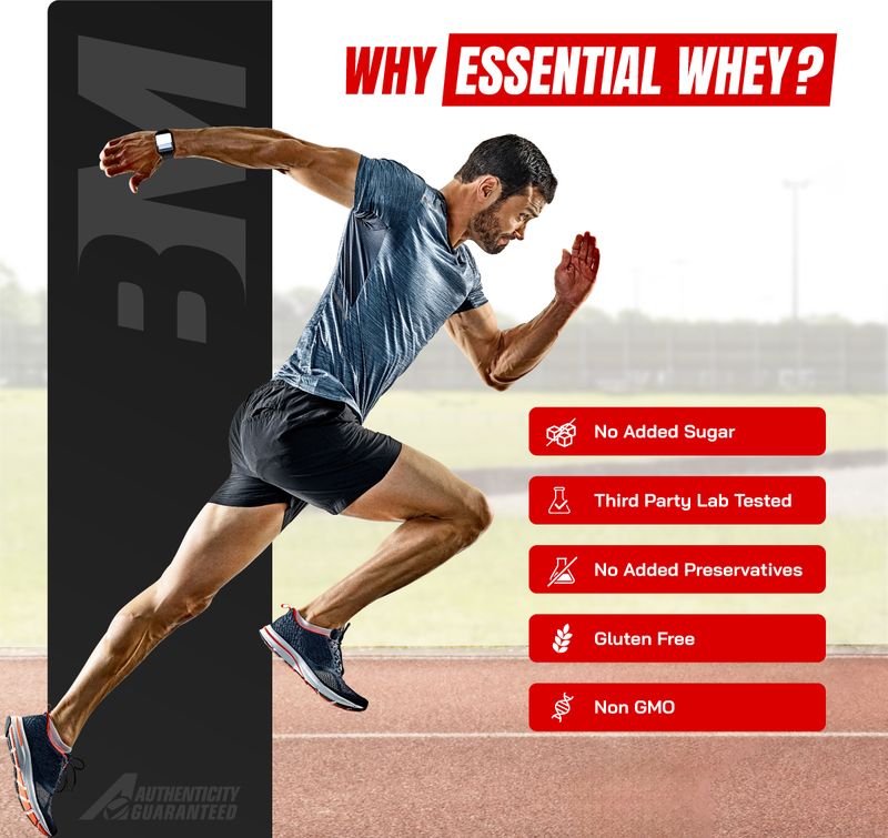 BIGMUSCLES NUTRITION Essential Whey Protein 1 kg, Kesar Kulfi - Image 3
