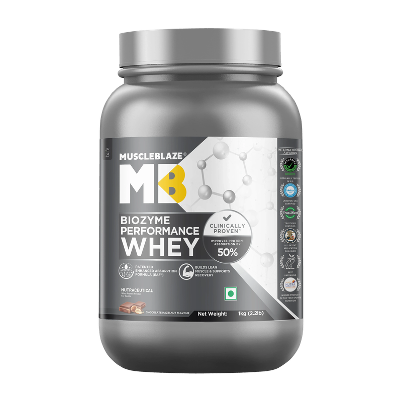 MuscleBlaze Performance Whey Protein 997.9g - Image 2