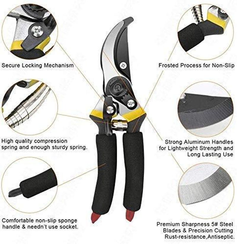 Zwhites Premium Garden Sharp Cutter Pruners - Image 6