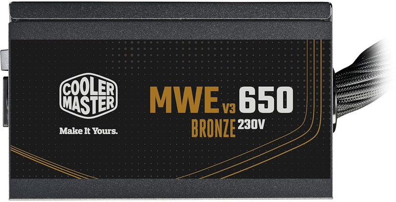 price history - COOLER MASTER MWE 650 V3 Bronze ATX 3.1 650 Watts Computer PSU wi...more