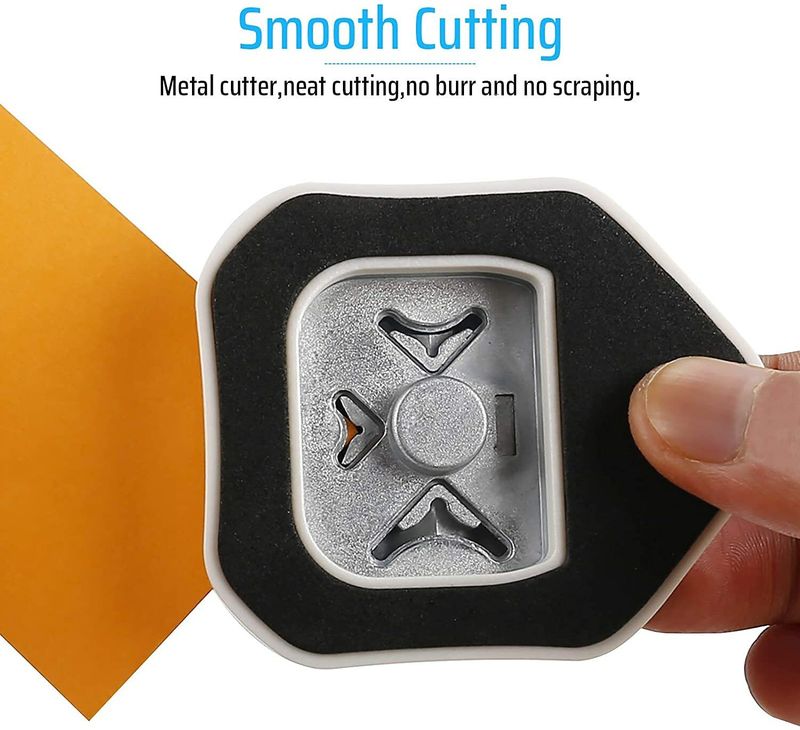 KUNYA 3 in 1 Corner Cutter Punch for DIY Art And Crafts Photo Cutter Punches & Punching Machines (Set Of 1, Multicolor) - Image 6