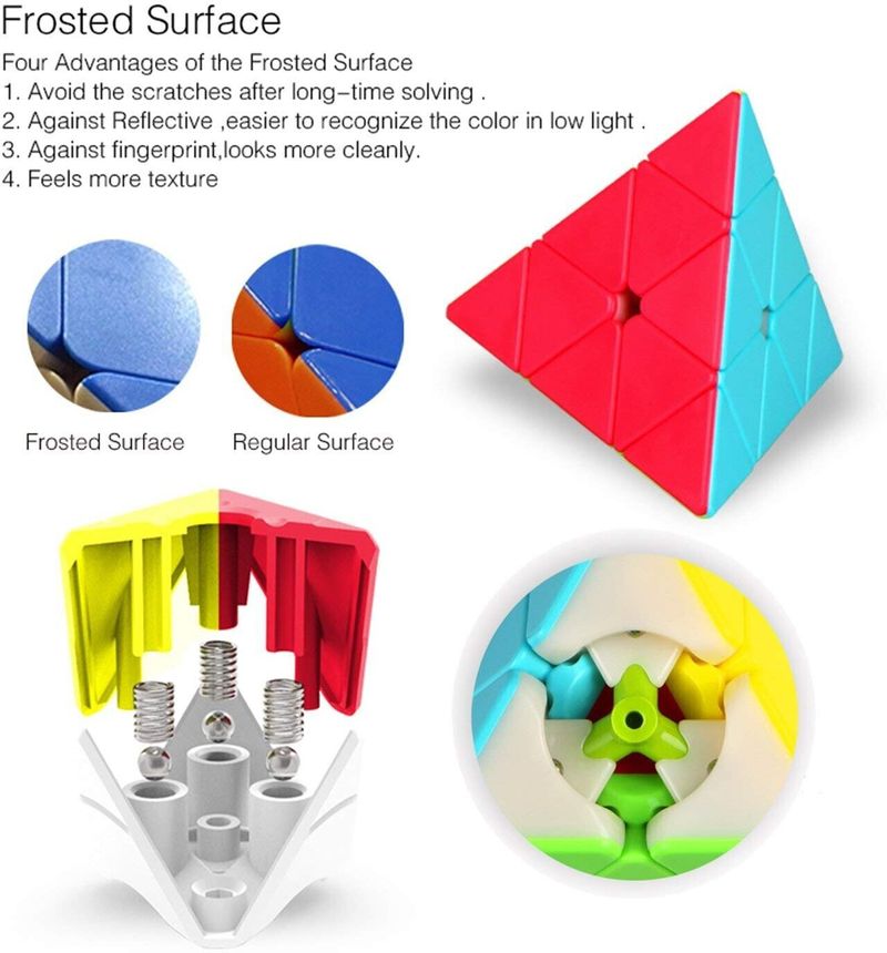 ZUNBELLA Cube Combo Set 2x2, 3x3 & Pyramid - Image 5