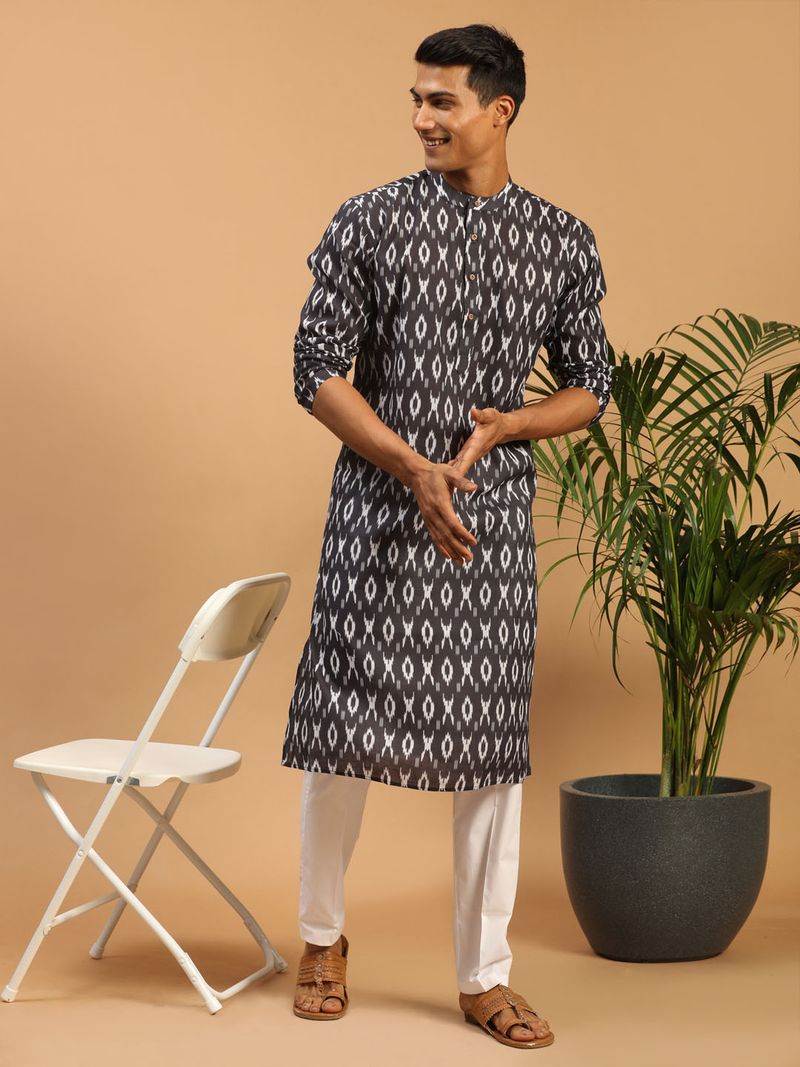VASTRAMAY Men's EID Festive Wear Pyjama - Image 6