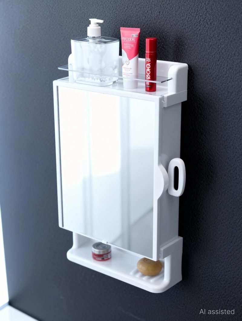 iSTAR Acrylic Wall Shelf Bathroom Cabinet - Image 5