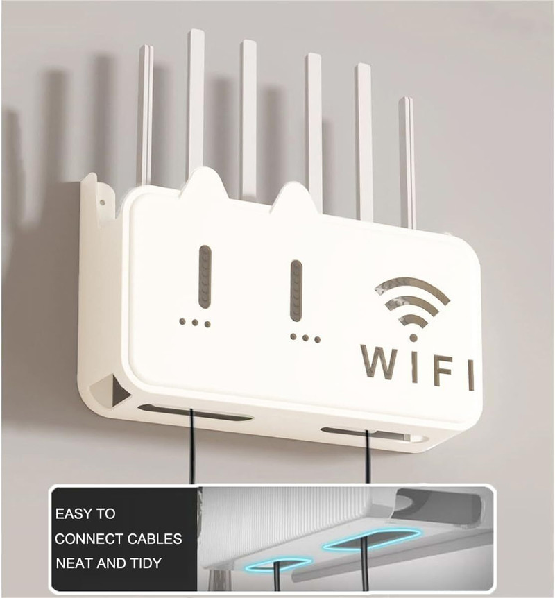 Wifi Router Wall Mount Price History of FLYUP Universal Wall Mounted WiFi Router Holder Shelf ...