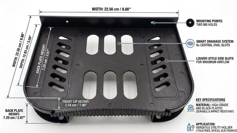 AJ Choice Plastic Wall Shelf - Image 6