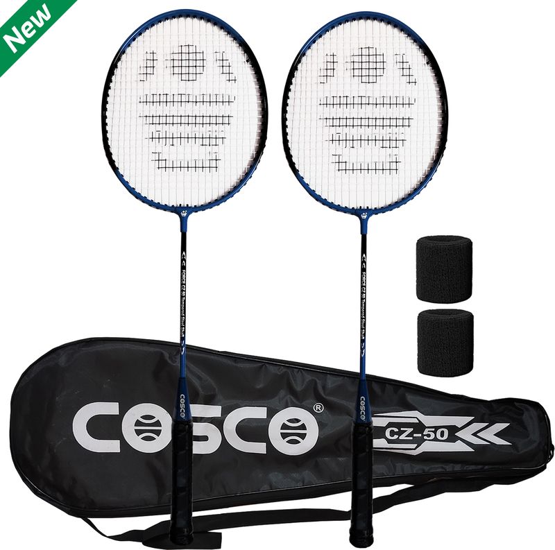 COSCO 50 X 2 Badminton Racquet Set Blue - Image 2