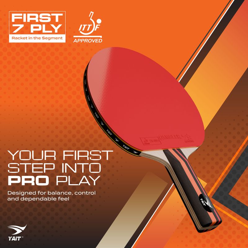 Yait Sports Rally Pro TT Racket Multicolor - Image 4