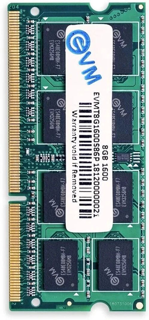 EVM Laptop RAM DDR3 8GB (EVMT8G1600S86P) Black - Image 2