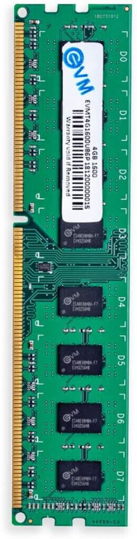 EVM DDR3 4GB Green RAM (EVMT4G1600U86P) - Image 2