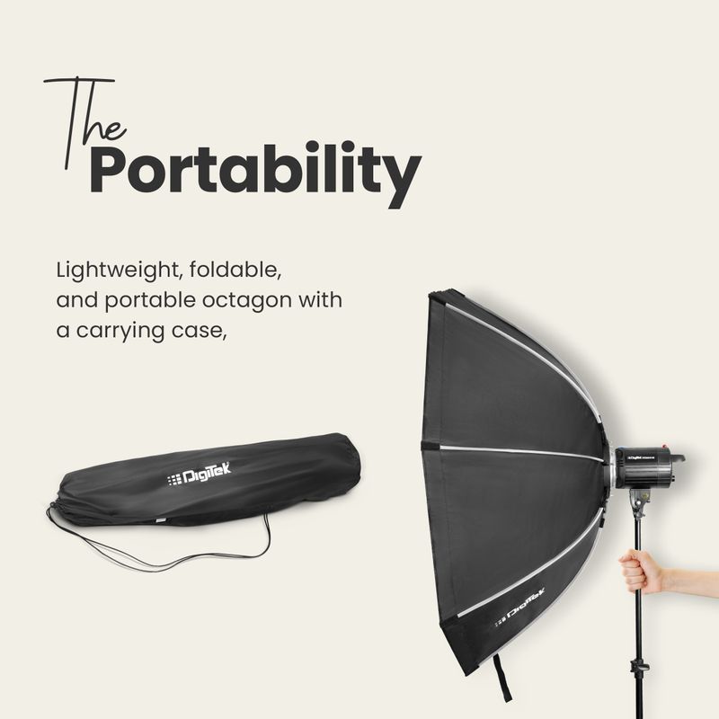 DIGITEK Octagon Soft Box with Bowens Mount - Image 4
