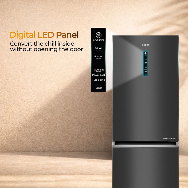 Haier 355 L Frost Free Double Door Refrigerator - Image 6