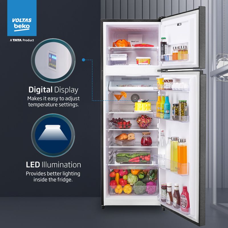 Voltas Beko 320 L Double Door Refrigerator - Image 4