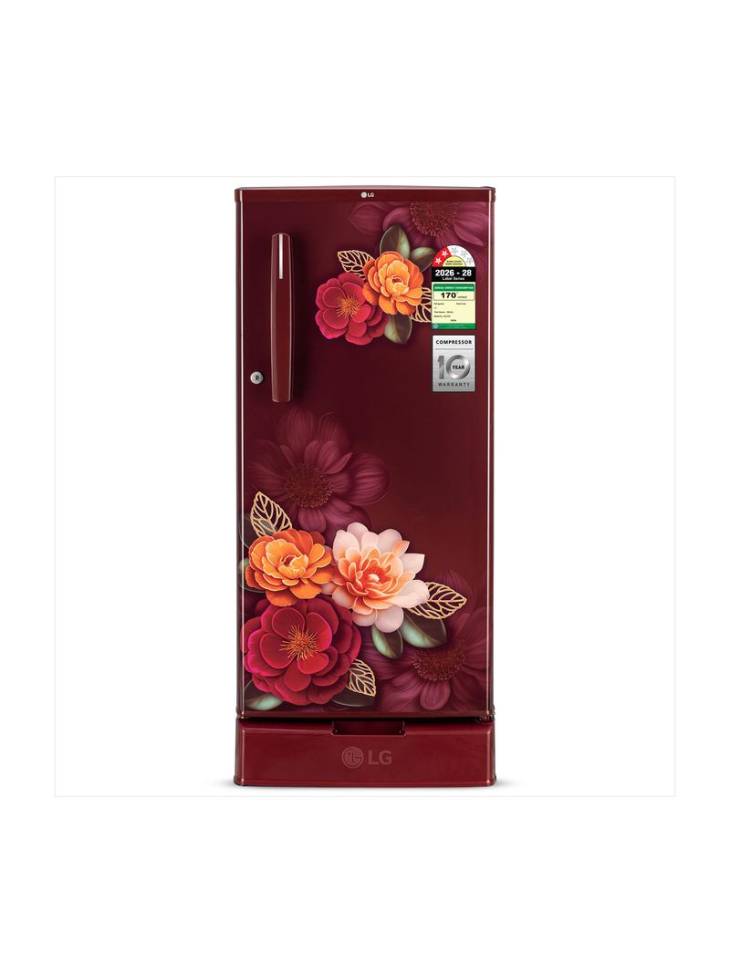 LG 185L Direct Cool Single Door 2 Star Refrigerator - Image 2