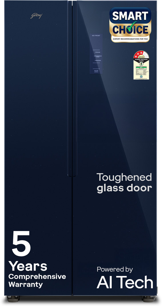 price history - Godrej 600 L Frost Free Side by Side 3 Star Refrigerator with Sm...more