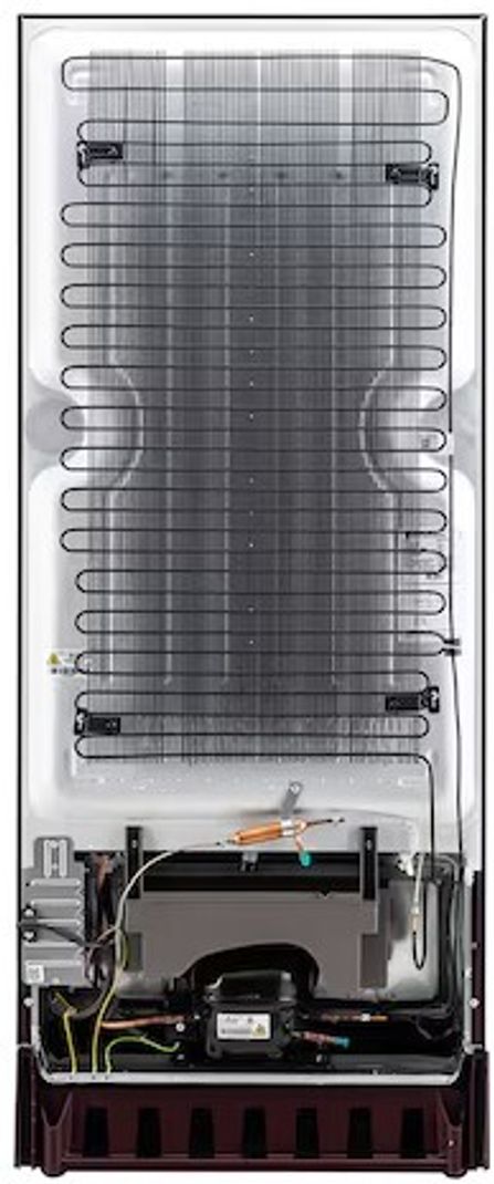 LG 224L Direct Cool Single Door 5 Star Refrigerator (Red) - Image 4