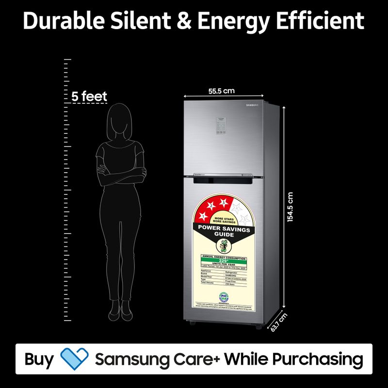 Samsung 236 L Frost Free Double Door Refrigerator - Image 3
