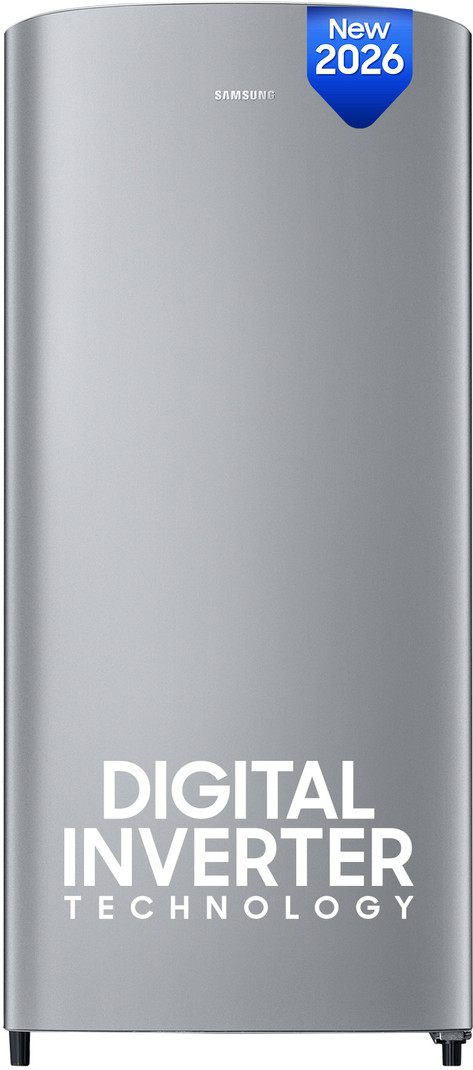 183 L Direct Cool Single Door 2 Star Refrigerator  with Digital Inverter, Single Touch Defrost, 2026 Model (Gray Silver, RR19H20C2GS/NL)
