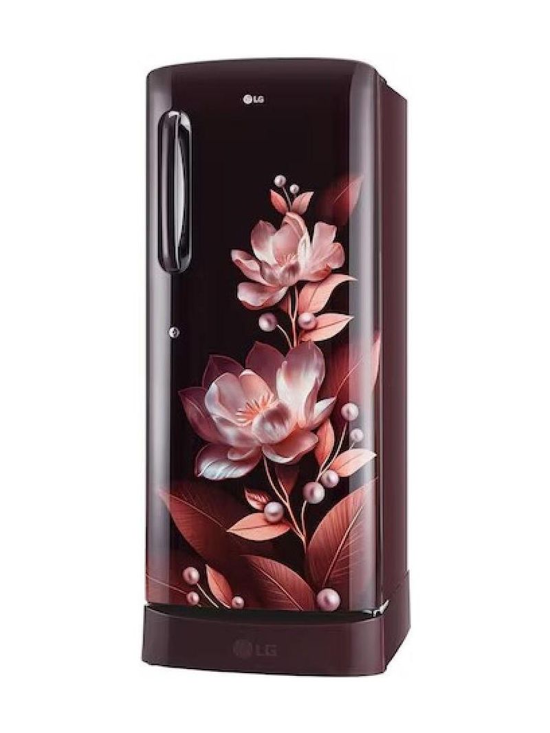 LG 224L Direct Cool Single Door 5 Star Refrigerator (Red) - Image 2